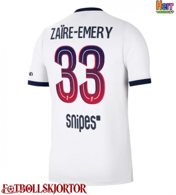 Paris Saint-Germain Warren Zaire-Emery #33 Bortatröja 2026-27 Kortärmad